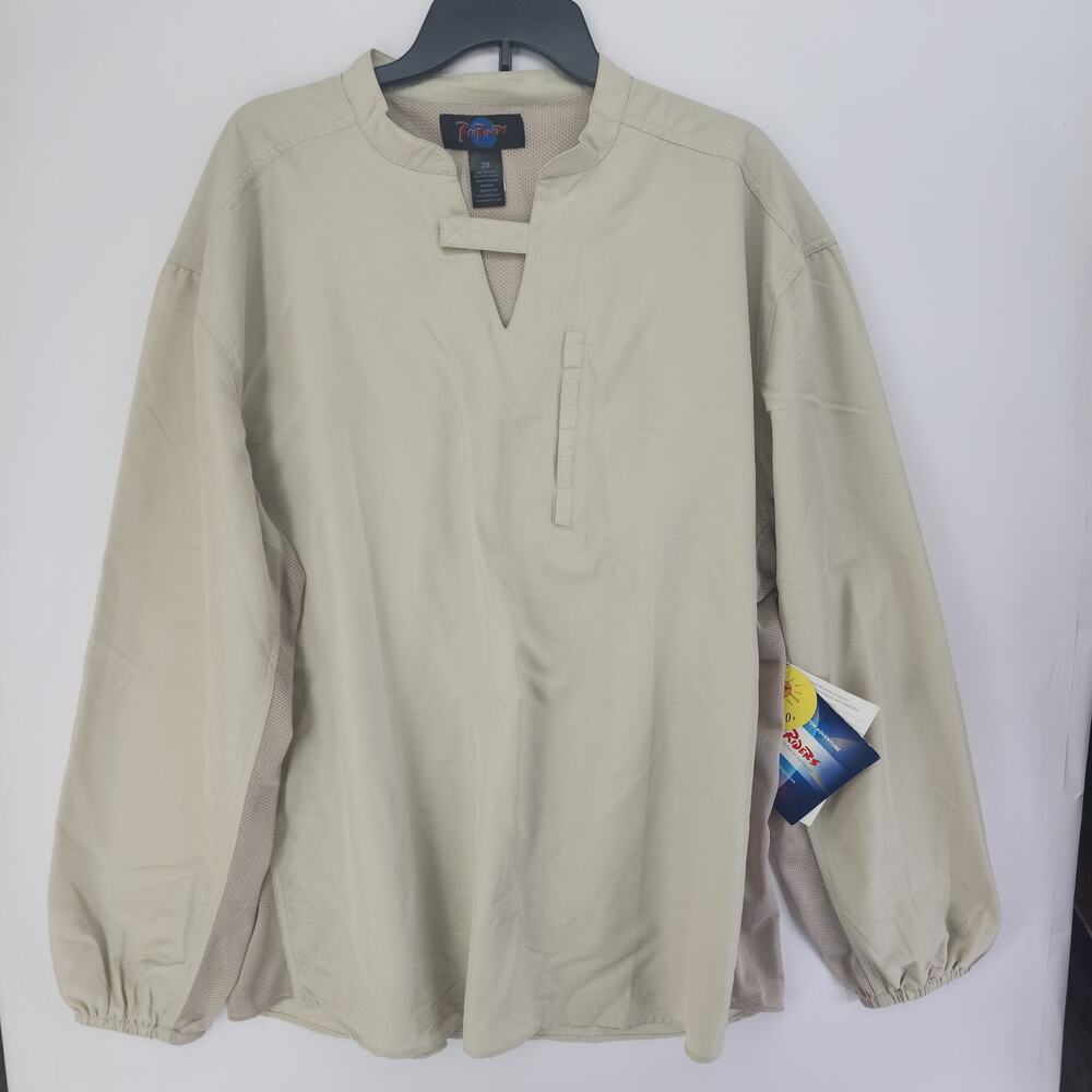 RailRiders Eco-Mesh Shirt NWT 2015 Tan UPF30 Outdoor Sz 2X